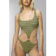 CRINKLE RING ONEPIECE STRIPES CRINKLE RING ONEPIECE STRIPES