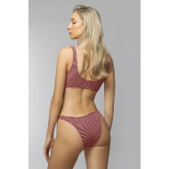 CRINKLE RING ONEPIECE STRIPES