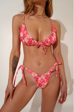 VIBING HIGH BIKINI SET FLORAL
