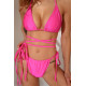 TAN LINES BIKINI SET PINK